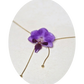 Orchidée violette - Collier