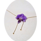 Orchidée violette - Collier