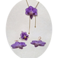 Orchidée violette - Bague